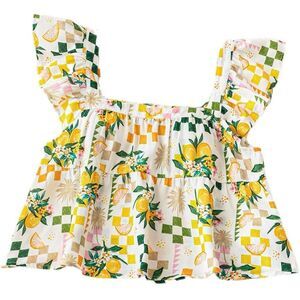 NWOT Lemon Crop Top